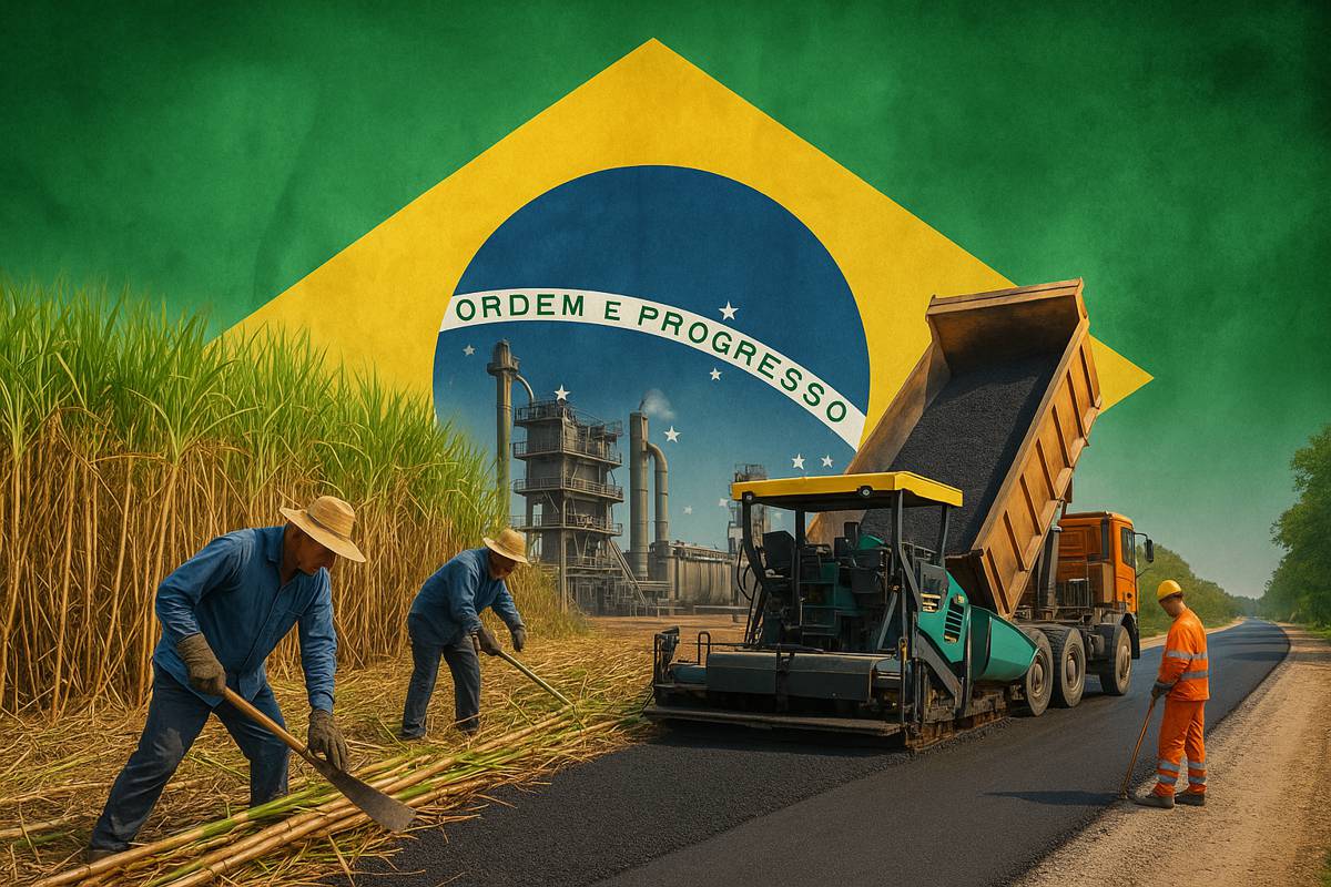 Brazil is Turning Sugarcane Waste into Stronger and Greener Asphalt - Highways Today