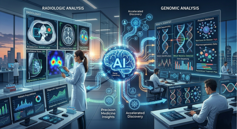The Multi-Billion Dollar Shift: AI in Radiologic and Genomic Analysis